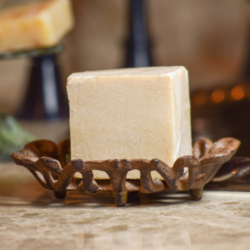 Natural white imported olive oil soap. Imported from Lebanon. 5.5 oz.